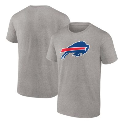 Buffalo Bills Primary Logo Unisex T-Shirt - Heathered Gray