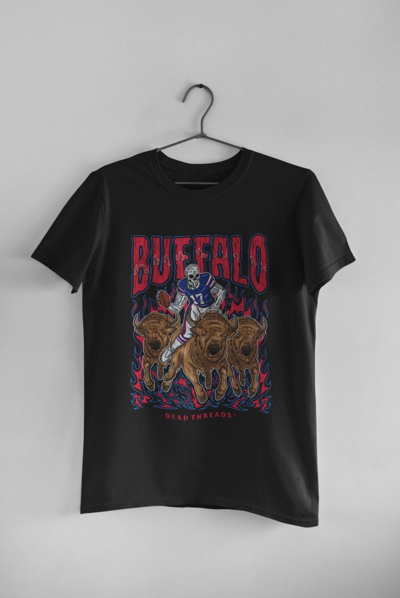 Buffalo Football SkeletonUnisex T-Shirt CTS1076