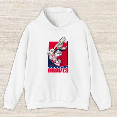 Bug Bunny X Atlanta Braves Team X MLB X Baseball Fans Unisex Hoodie TAH2087