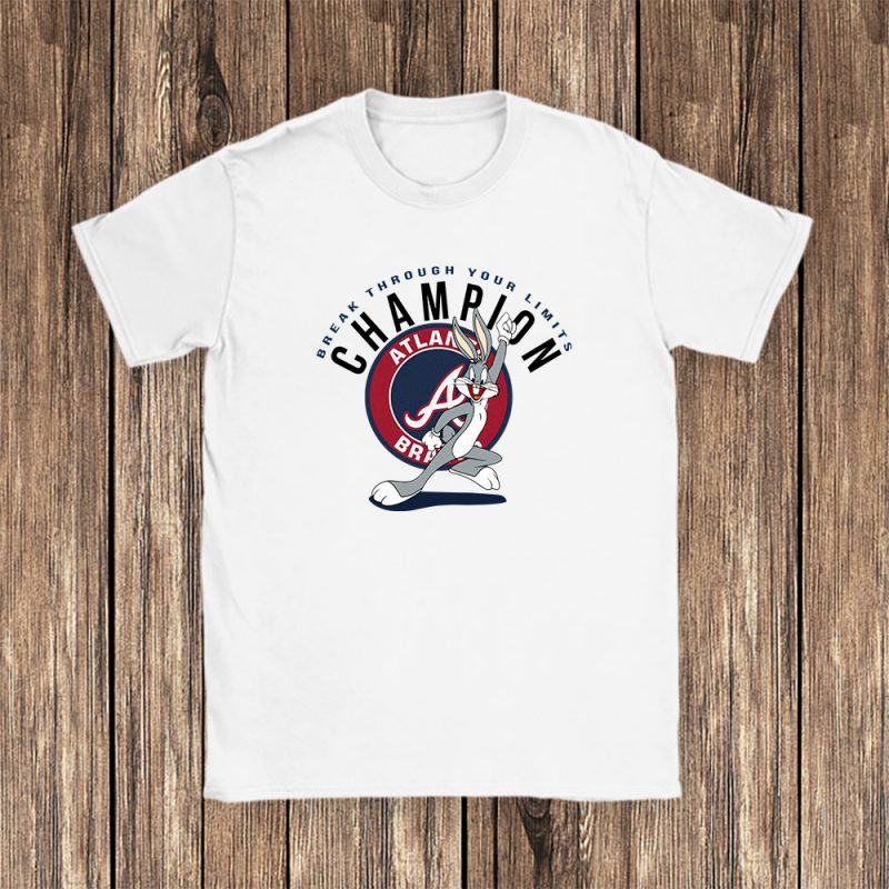 Bug Bunny X Atlanta Braves Team X MLB X Baseball Fans Unisex T-Shirt TAT2088