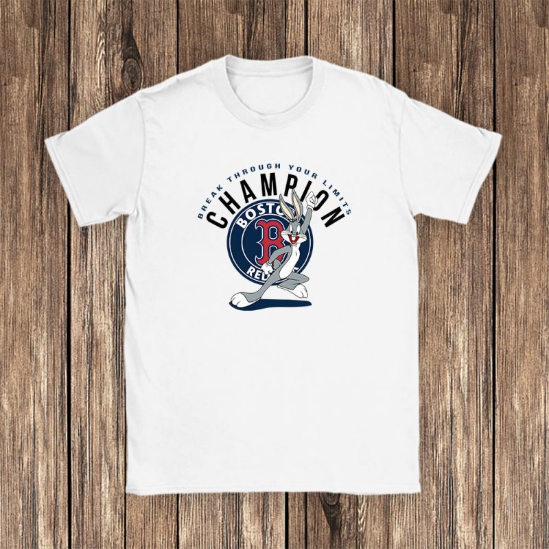 Bug Bunny X Boston Red Sox Team X MLB X Baseball Fans Unisex T-Shirt TAT2090