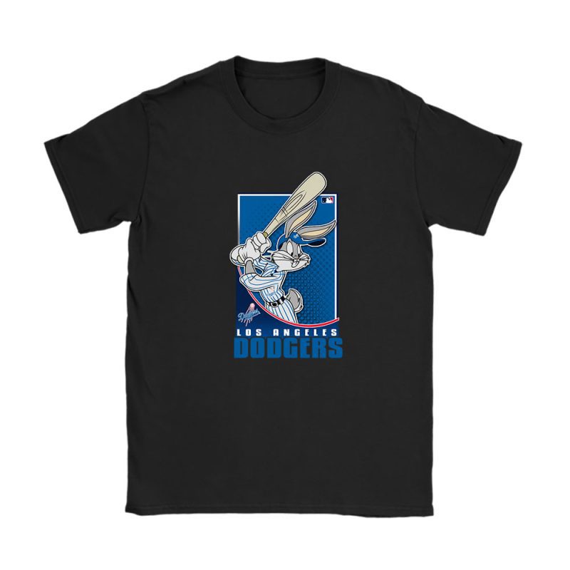 Bug Bunny X Los Angeles Dodgers Team X MLB X Baseball Fans Unisex T-Shirt TAT2093