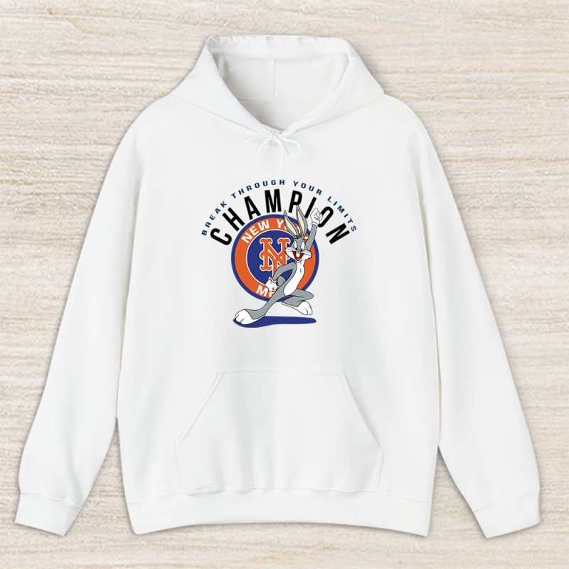 Bug Bunny X New York Mets Team X MLB X Baseball Fans Unisex Hoodie TAH2096