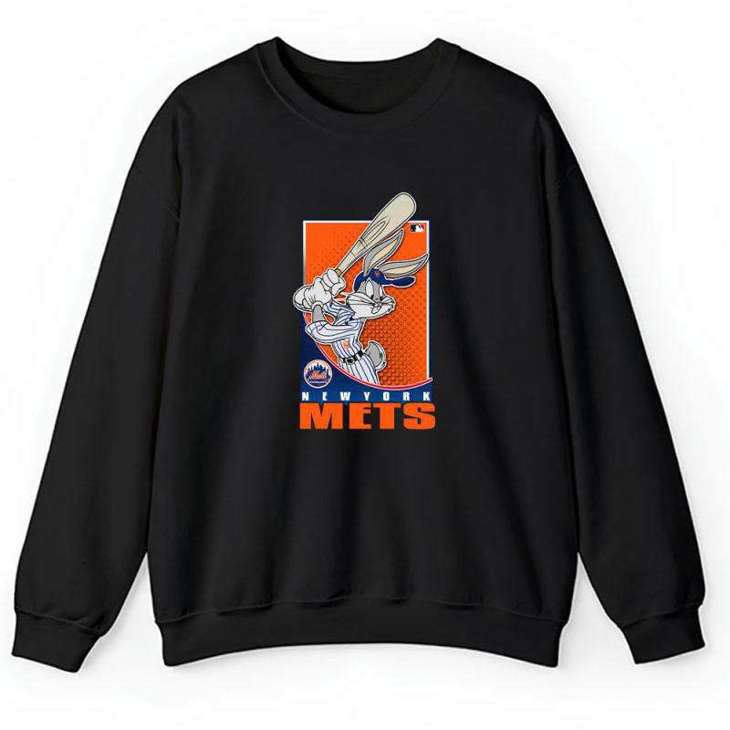 Bug Bunny X New York Mets Team X MLB X Baseball Fans Unisex Sweatshirt TAS2095