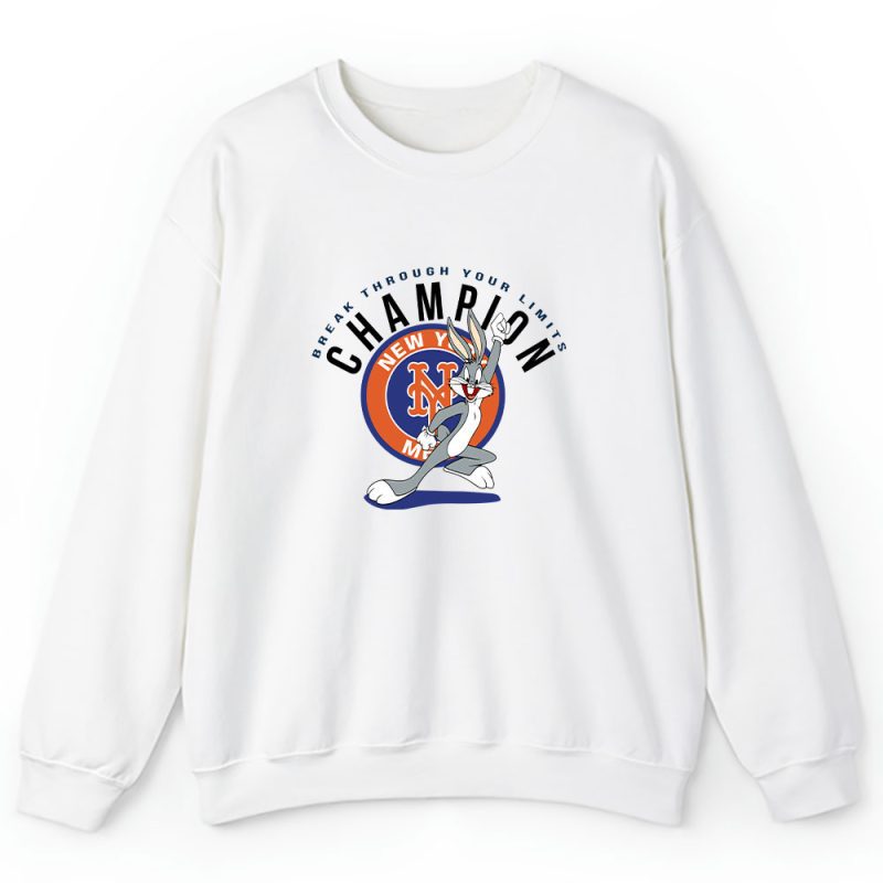 Bug Bunny X New York Mets Team X MLB X Baseball Fans Unisex Sweatshirt TAS2096