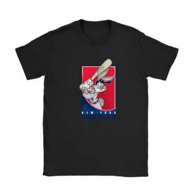 Bug Bunny X New York Yankees Team X MLB X Baseball Fans Unisex T-Shirt TAT2097