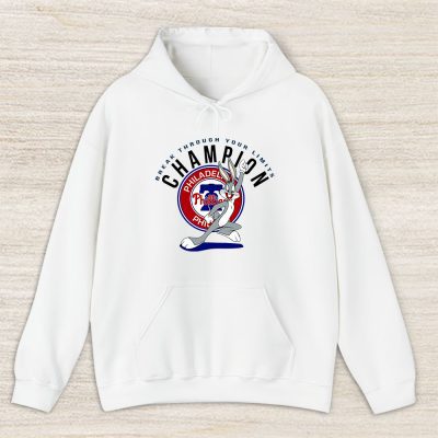 Bug Bunny X Philadelphia Phillies Team X MLB X Baseball Fans Unisex Hoodie TAH2100