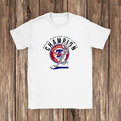 Bug Bunny X Philadelphia Phillies Team X MLB X Baseball Fans Unisex T-Shirt TAT2100