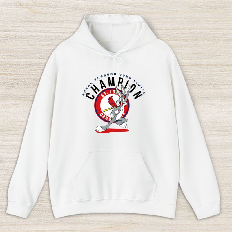 Bug Bunny X St. Louis Cardinals Team X MLB X Baseball Fans Unisex Hoodie TAH2104