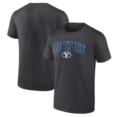 Byu Cougars Campus Unisex T-Shirt Heather Charcoal