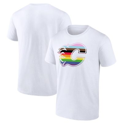 Calgary Flames Team Pride Logo Unisex T-Shirt - White