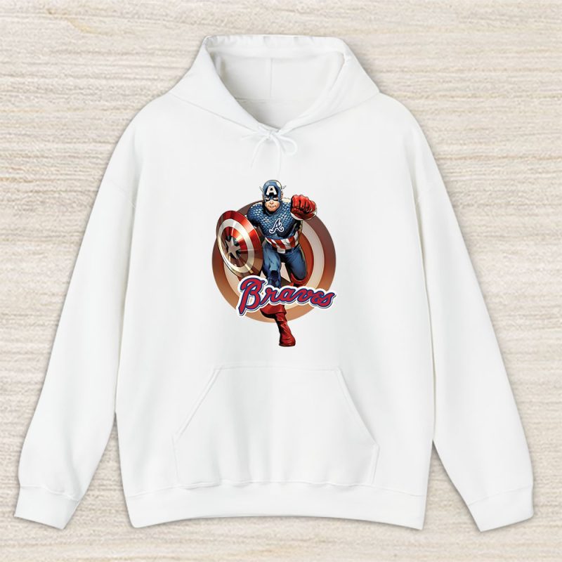 Captain America MLB Atlanta Braves Unisex Hoodie TAH1683