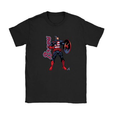 Captain America MLB Atlanta Braves Unisex T-Shirt TAT1682