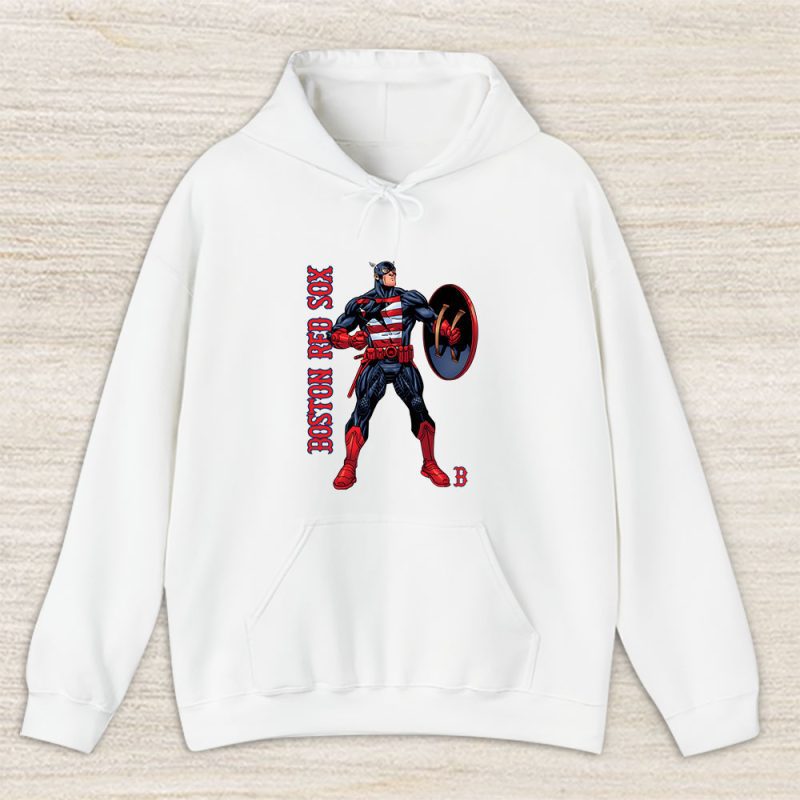 Captain America MLB Boston Red Sox Unisex Hoodie TAH1690