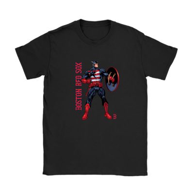 Captain America MLB Boston Red Sox Unisex T-Shirt TAT1690