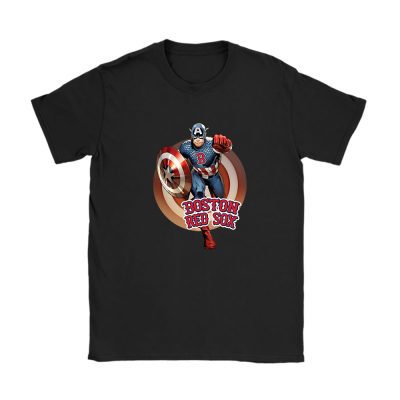 Captain America MLB Boston Red Sox Unisex T-Shirt TAT1691