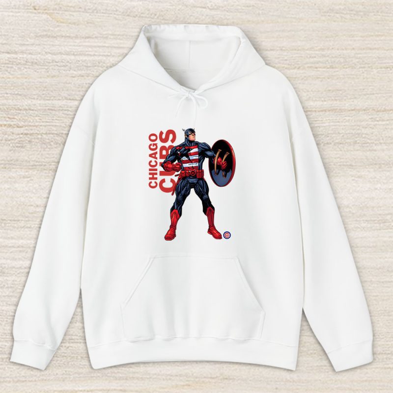 Captain America MLB Chicago Cubs Unisex Hoodie TAH1698