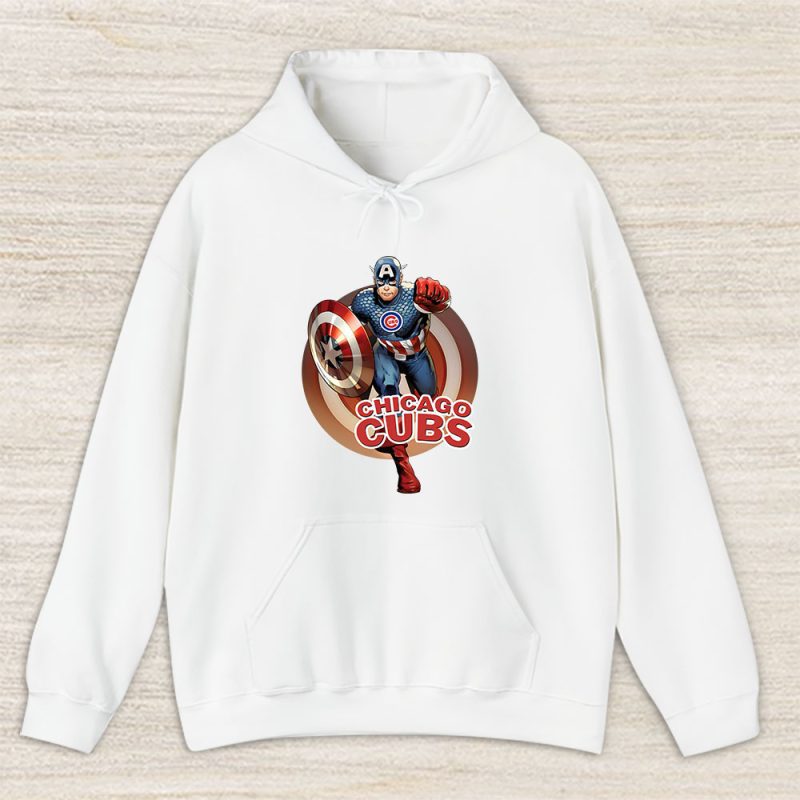 Captain America MLB Chicago Cubs Unisex Hoodie TAH1699