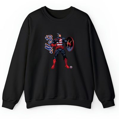 Captain America MLB New York Mets Unisex Sweatshirt TAS1728
