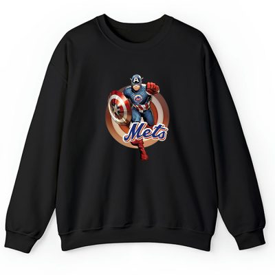 Captain America MLB New York Mets Unisex Sweatshirt TAS1729
