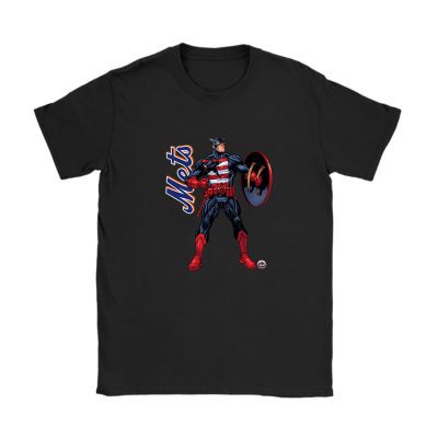 Captain America MLB New York Mets Unisex T-Shirt TAT1728