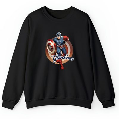 Captain America MLB New York Yankees Unisex Sweatshirt TAS1734