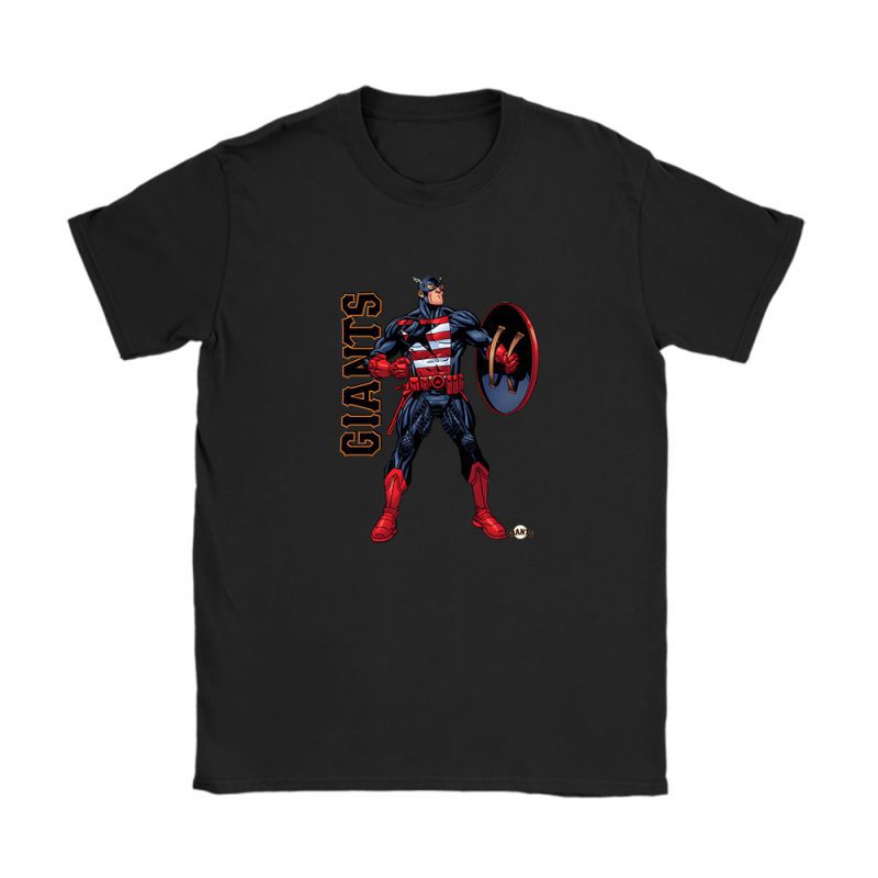 Captain America MLB San Francisco Giants Unisex T-Shirt TAT1752