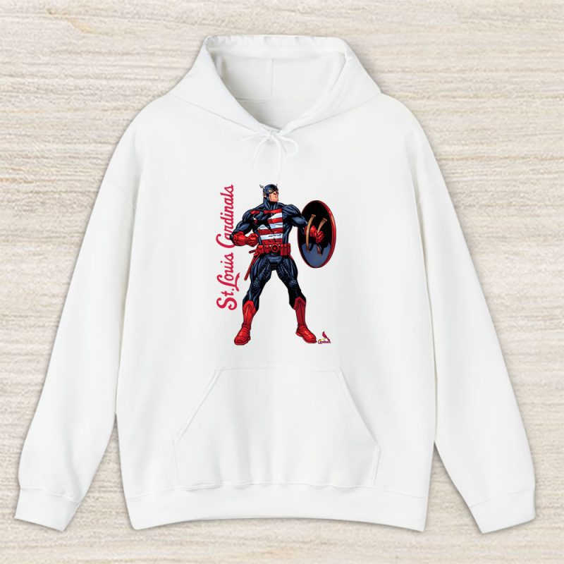 Captain America MLB St. Louis Cardinals Unisex Hoodie TAH1748