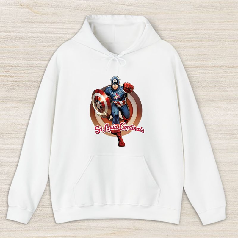 Captain America MLB St. Louis Cardinals Unisex Hoodie TAH1749