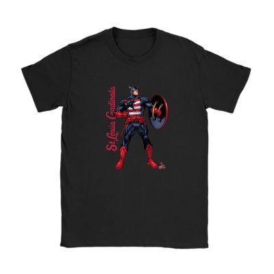 Captain America MLB St. Louis Cardinals Unisex T-Shirt TAT1748