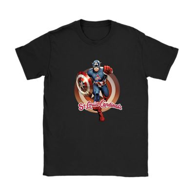 Captain America MLB St. Louis Cardinals Unisex T-Shirt TAT1749