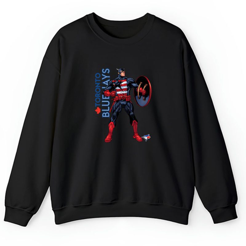 Captain America MLB Toronto Blue Jays Unisex Sweatshirt TAS1756