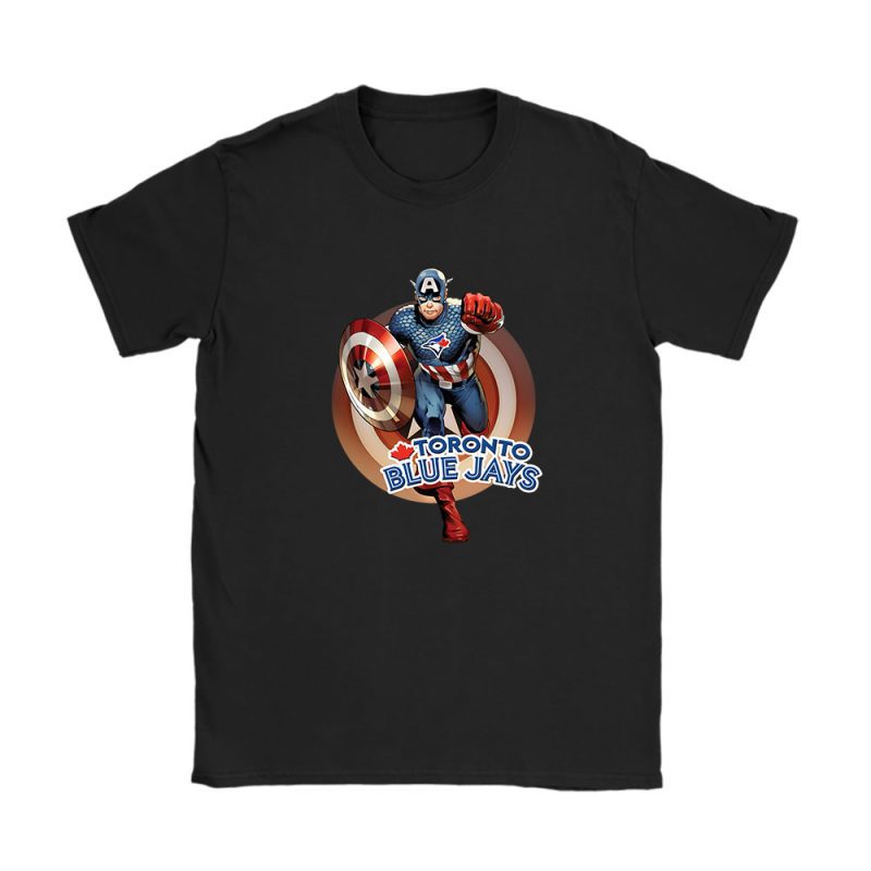 Captain America MLB Toronto Blue Jays Unisex T-Shirt TAT1757