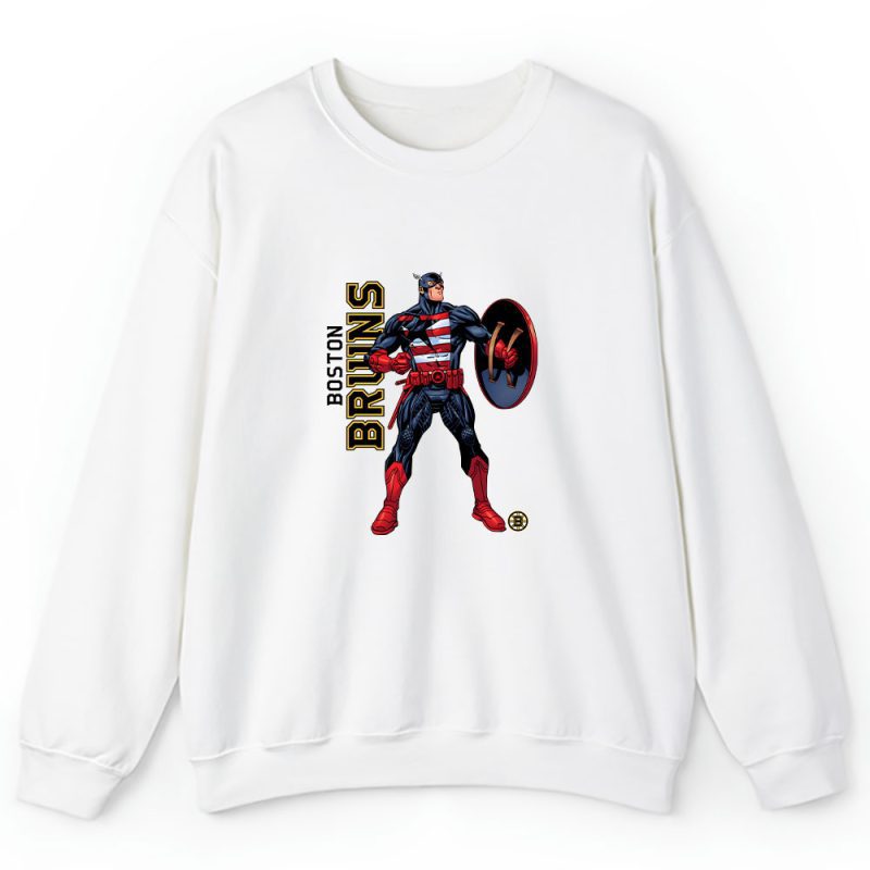 Captain America NHL Boston Bruins Unisex Sweatshirt TAS1684