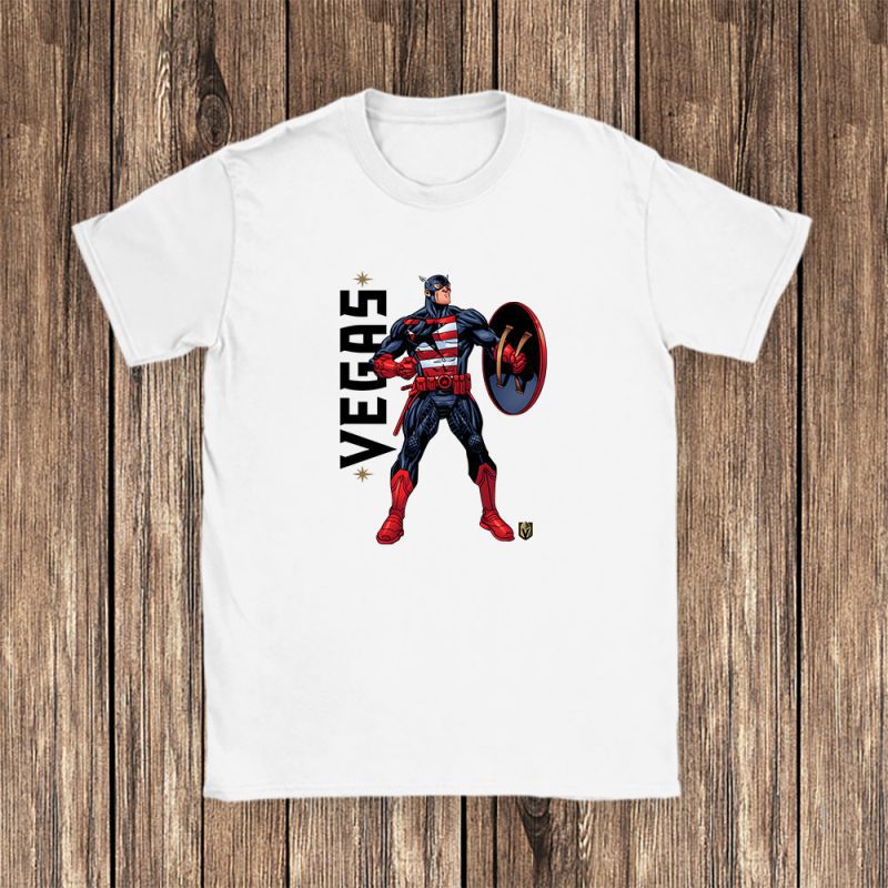 Captain America NHL Las Vegas Golden Knights Unisex T-Shirt TAT1716