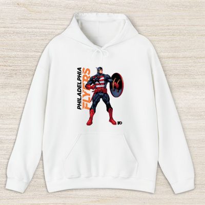 Captain America NHL Philadelphia Flyers Unisex Hoodie TAH1740