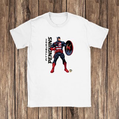 Captain America NHL Pittsburgh Penguins Unisex T-Shirt TAT1744