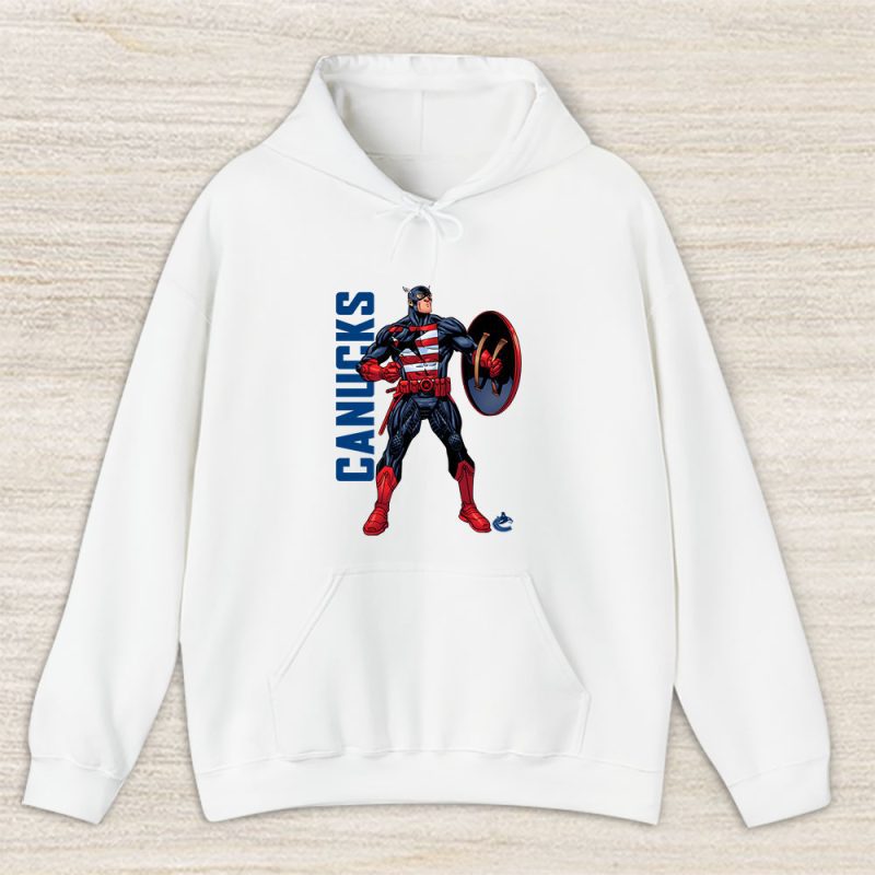 Captain America NHL Vancouver Canucks Unisex Hoodie TAH1760