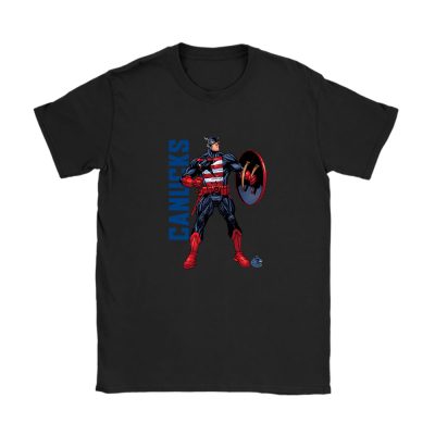 Captain America NHL Vancouver Canucks Unisex T-Shirt TAT1760