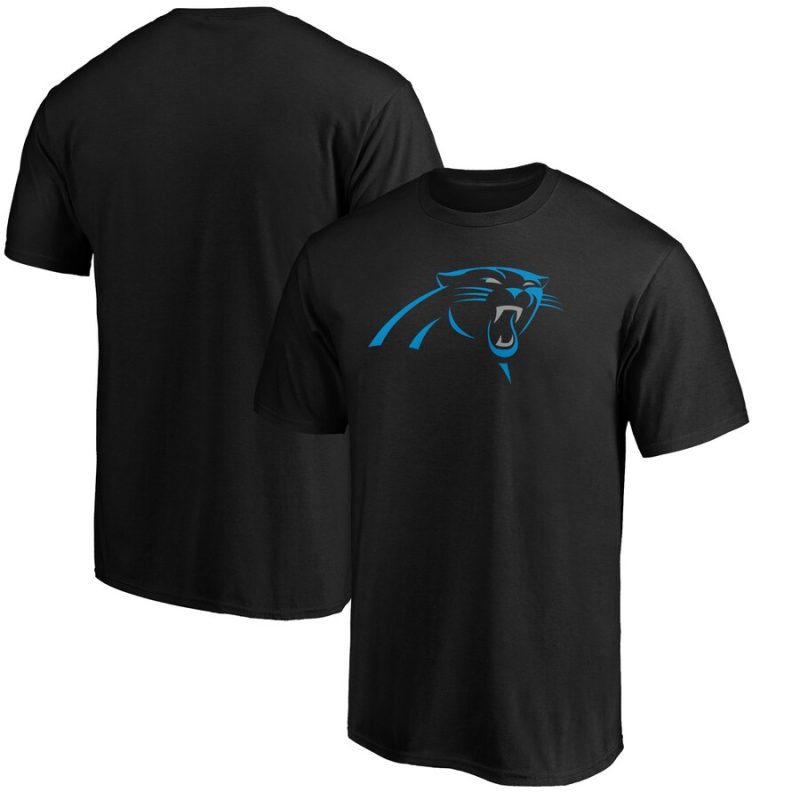 Carolina Panthers Big & Tall Primary Logo Unisex T-Shirt - Black