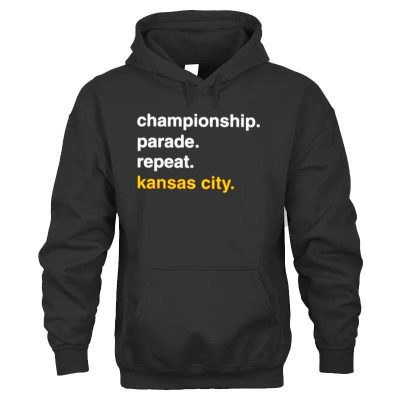 Championship Parade Repeat Kansas City Chiefs Unisex Hoodie