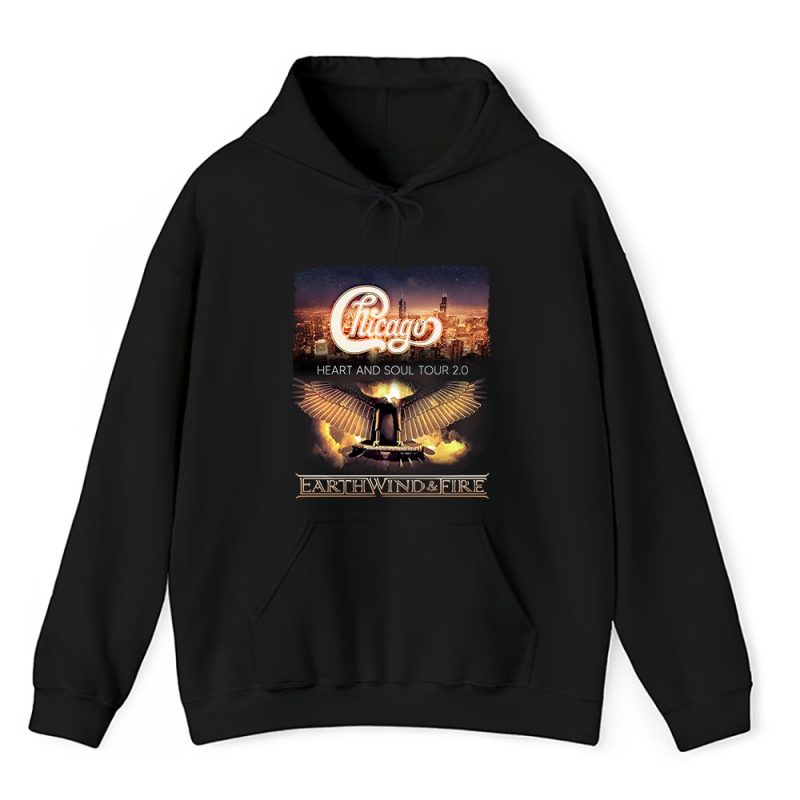 Chicago And Earth Wind Fire Heart And Soul Tour Unisex Hoodie TAH2988
