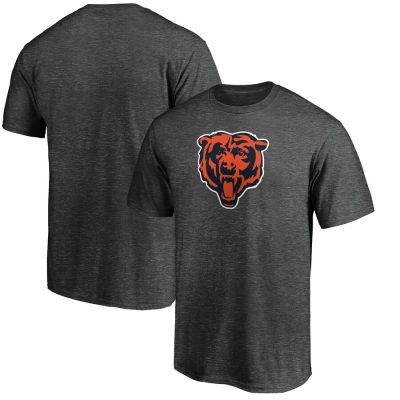 Chicago Bears Primary Logo Team Unisex T-Shirt - Heathered Charcoal