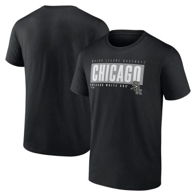 Chicago White Sox Blocked Out Unisex T-Shirt - Black