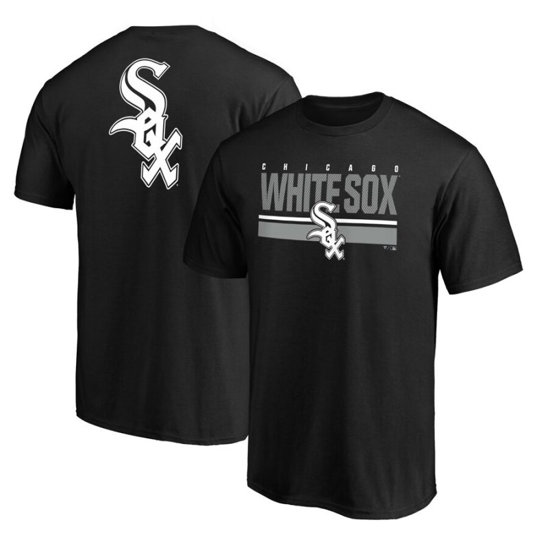 Chicago White Sox End Game Team Wordmark Unisex T-Shirt Black