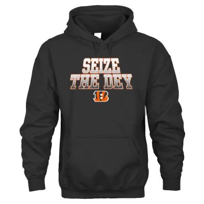 Cincinnati Bengals Big And Tall Seize The Dey Statemen Unisex Hoodie