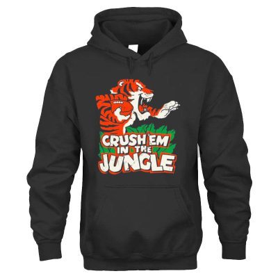 Cincinnati Bengals Crush 'Em In The Jungle Unisex Hoodie