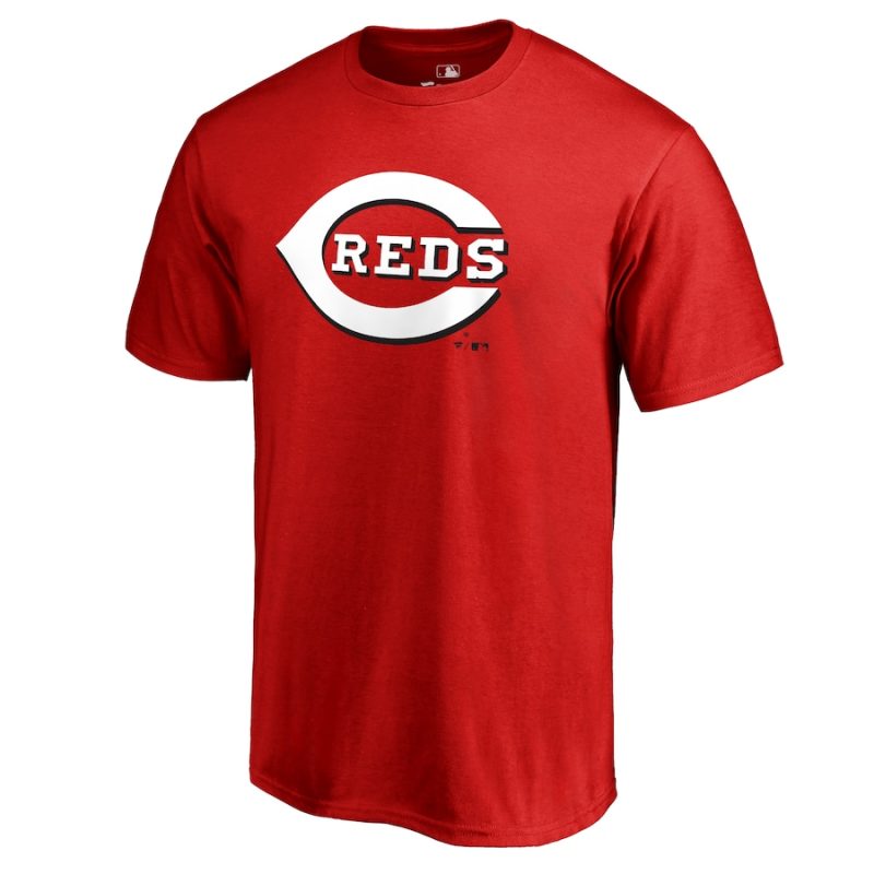 Cincinnati Reds Team Wordmark Unisex T-Shirt Red