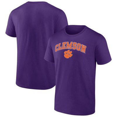 Clemson Tigers Campus Unisex T-Shirt Purple