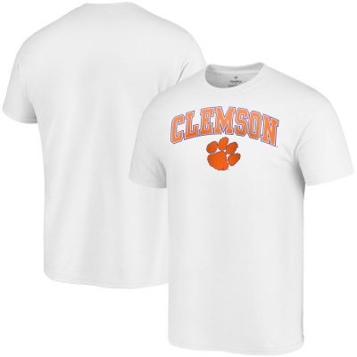 Clemson Tigers Campus Unisex T-Shirt White